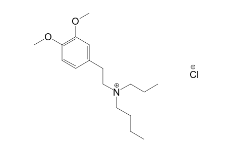 N-butyl-3,4-dimethoxy-N-propylpenethylamine, hydrochloride