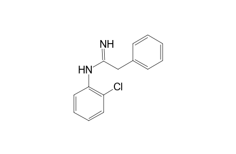 N-(o-Chlorophenyl)-N'-(2-phenylethylidene)amidine