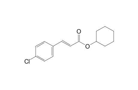 (E)-Cyclohexyl 3-(4-chloro-phenyl)acrylate