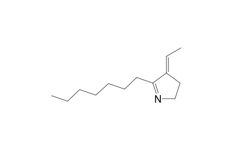 (E)-4-Ethylidene-5-heptyl-3,4-dihydro-2H-pyrrole