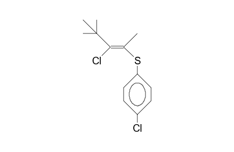 (Z)-2-(4-CHLOROBENZENESULFENYL)-3-CHLORO-4,4-DIMETHYL-2-PENTENE
