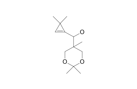 (3,3-Dimethylcycloprop-1-en-1-yl)(2,2,5-trimethyl-1,3-dioxan-5-yl)methanol