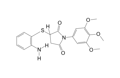 2-[(o-aminophenyl)thio]-N-(3,4,5-trimethoxyphenyl)succinimide