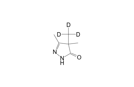 4-Trideuteriomethyl-3,4-dimethyl-2-pyrazolin-5-one