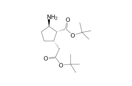 Di-(t-Butyl) (1R,2R,5S)-2-amino-5-(carboxymethyl)cyclopentane-1-carboxylate