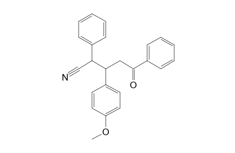 4-BENZOYL-3-(p-METHOXYPHENYL)-2-PHENYLBUTYRONITRILE