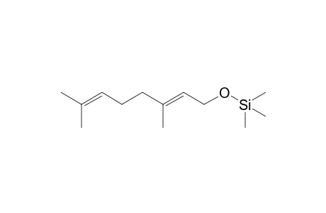 Geraniol, mono-TMS