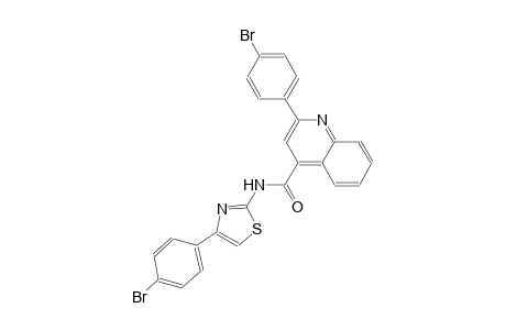 2-(4-bromophenyl)-N-[4-(4-bromophenyl)-1,3-thiazol-2-yl]-4-quinolinecarboxamide