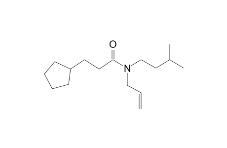 Propionamide, 3-cyclopentyl-N-allyl-N-(3-methylbutyl)-