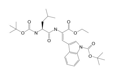 boc-leu-.Delta.trp(boc)-oet