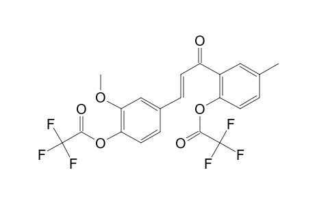 4,2'-bis(Trifluoroacetyl)oxy-3-methoxy-5'-methylchalcone (isomer 2)