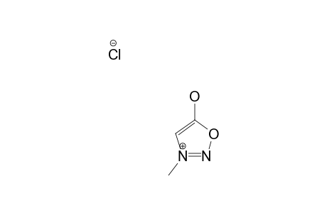 3-METHYL-5-HYDROXY-1,2,3-OXADIAZOLE_CHLORIDE