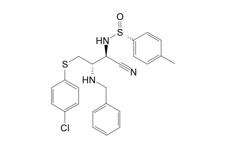 (Ss,S)-N-(p-Touenesulfinylamino)-2-(benzylamino)-3-(p-chlorophenylthio)propionitrile