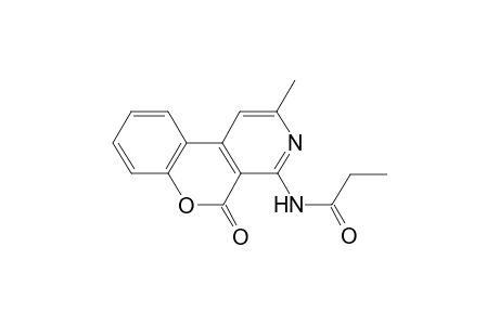 N-(2-Methyl-5-oxo-5H-chromeno[3,4-c]pyridin-4-yl)-propionamide