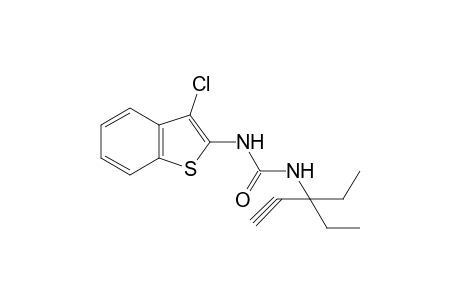 1-(3-chlorobenzo[b]thien-2-yl)-3-(1,1-diethyl-2-propynyl)urea