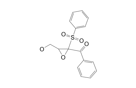 2-Benzoyl-3-hydroxymethyl-2-phenylsulfonyloxirane