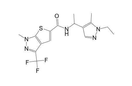 1H-thieno[2,3-c]pyrazole-5-carboxamide, N-[1-(1-ethyl-5-methyl-1H-pyrazol-4-yl)ethyl]-1-methyl-3-(trifluoromethyl)-