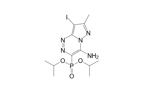 4-AMINO-8-IODO-7-METHYLPYRAZOLO-[3,2-C]-[1,2,4]-TRIAZIN-3-YL-PHOSPHONIC-ACID-DIISOPROPYLESTER