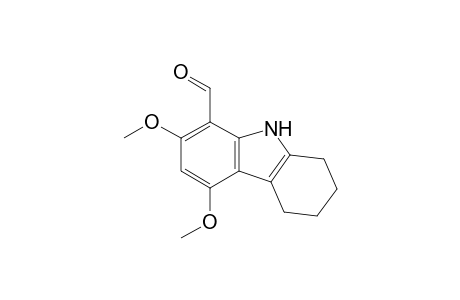 5,7-Dimethoxy-1,2,3,4-tetrahydrocarbazole-8-carbaldehyde