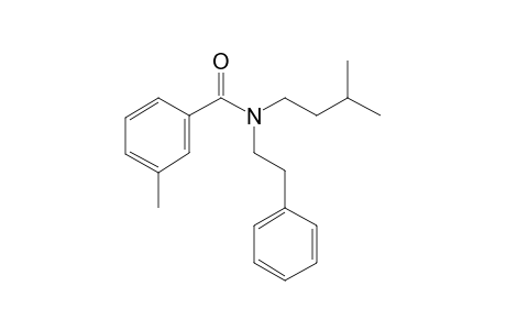 Benzamide, 3-methyl-N-(2-phenylethyl)-N-(3-methylbutyl)-