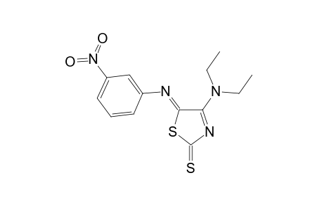 5-(3-Nitrophenylimino)-4-(diethylamino)-.delta.(3)-thiazoline-2-thione