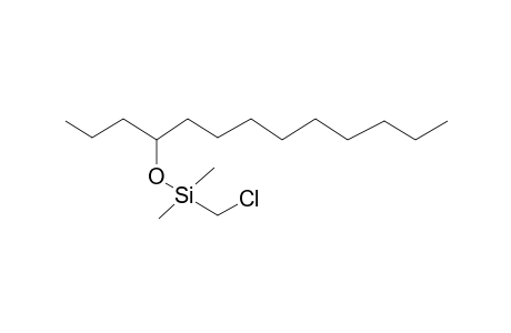 4-Dimethyl(chloromethyl)silyloxytridecane