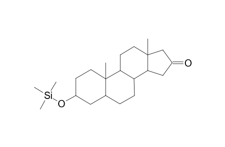 5.alpha.-Androstan-3.beta.-ol-16-one(3.beta.-trimethylsilyl ether)