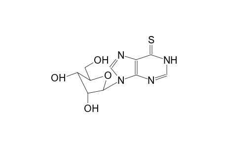 9-.beta.-D-Ribofuranosylpurine-6-thione