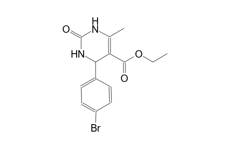 Pyrimidine-5-carboxylic acid, 1,2,3,4-tetrahydro-4-(4-bromophenyl)-6-methyl-2-oxo-, ethyl ester