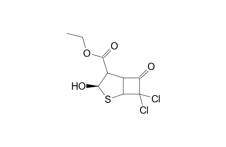 (R)-7,7-Dichloro-3-hydroxy-6-oxo-2-thia-bicyclo[3.2.0]heptane-4-carboxylic acid ethyl ester