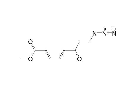 2,4-Octadienoic acid, 8-azido-6-oxo-, methyl ester, (E,E)-