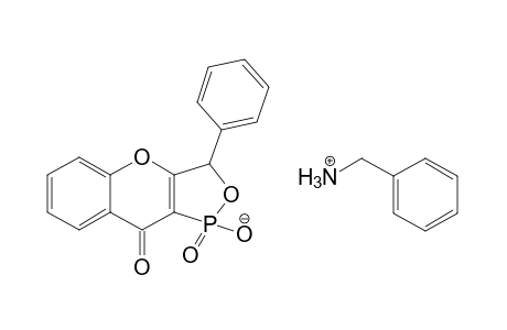 1-Hydeoxy-1-oxo-3-(+-)-3-phenyl-1,3-dihydro-1.lambda.5-2,1-oxaphospholo[4,5-b]-4H-benzopyran-4-one benzylammonium salt