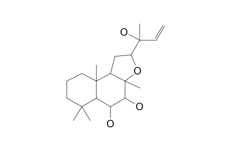 Naphtho[2,1-B]furan-4,5-diol, dodecahydro-2-(1-hydroxy-1-methyl-2-propen-1-yl)-3A,6,6,9A-tetramethyl-