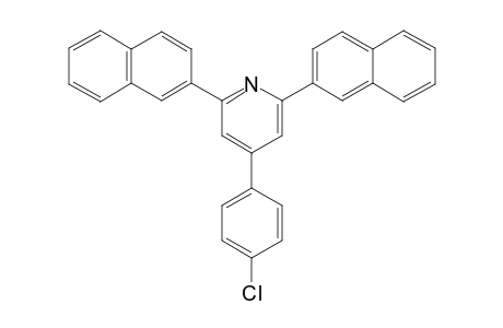 4-(4-Chlorophenyl)-2,6-di(2-naphthyl)pyridine