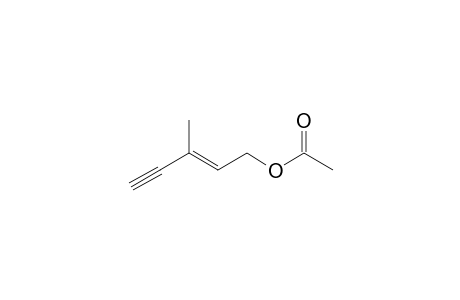 Trans-3-methylpent-3-ene-1-yn-5-ol, acetate