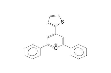 2,6-diphenyl-4-(2-thienyl)pyranium