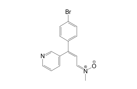 Methanamine, N-[3-(4-bromophenyl)-3-(3-pyridinyl)-2-propenylidene]-, N-oxide, (Z)-