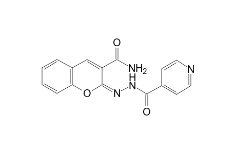 (2E)-2-(Isonicotinoylhydrazono)-2H-chromene-3-carboxamide