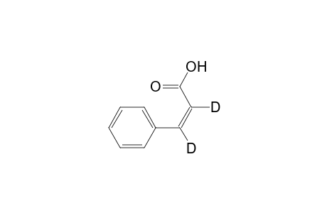 .alpha.,.beta.Dideuterio-cis-Cinnamic Acid