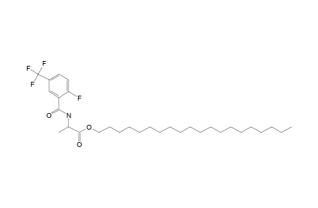 D-Alanine, N-(2-fluoro-5-trifluoromethylbenzoyl)-, eicosyl ester