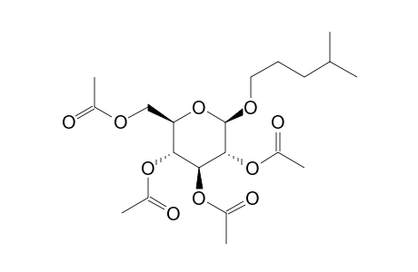 (2R,3S,4S,5R,6R)-2-(Hydroxymethyl)-6-(4-methylpentoxy)oxane-3,4,5-triol, tetraacetate