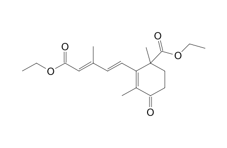 3-Methyl-5-(2,6-dimethyl-3-oxo-6-ethoxycarbonylcyclohex-1-ene-1-yl)penta-2,4-dienoic acid ethyl ester(2E,4E)