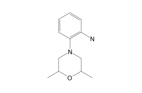 4-(o-aminophenyl)-2,6-dimethylmorpholine