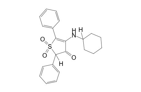 4-(cyclohexylamino)-2,5-diphenyl-3(2H)-thiophenone, 1,1-dioxide