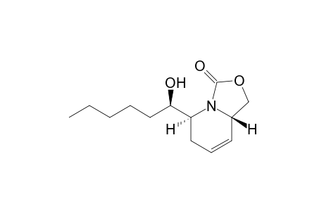 (5S,8aS)-5-((R)-1-Hydroxyhexyl)-1,5,6,8a-tetrahydro-3H-oxazolo[3,4-a]pyridin-3-one