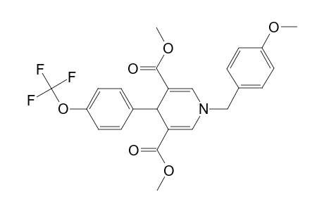 1-p-anisyl-4-[4-(trifluoromethoxy)phenyl]-4H-pyridine-3,5-dicarboxylic acid dimethyl ester