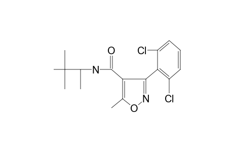 3-(2,6-dichlorophenyl)-5-methyl-N-(1,2,2-trimethylpropyl)-4-isoxazolecarboxamide
