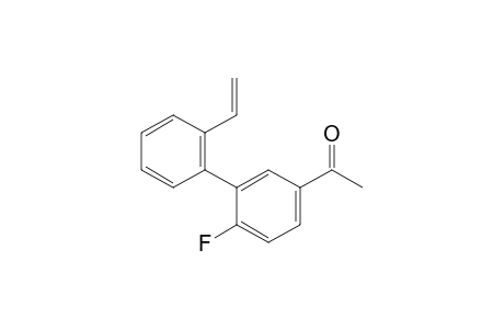 1-(6-Fluoro-2'-vinyl-[1,1'-biphenyl]-3-yl)ethan-1-one