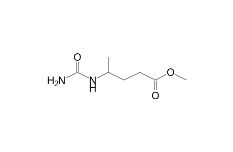 4-(carbamoylamino)pentanoic acid methyl ester