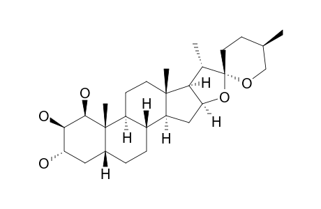 NEOTOKOROGENIN=(25S)-5-BETA-SPIROSTAN-1-BETA,2-BETA,3-ALPHA-TRIOL